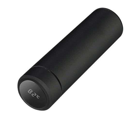 Dengmore Stainless Steel Vacuum Flask Smart Kettle LCD Screen Display Temperature Black